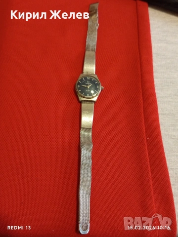 Дамски часовник OMEGA QUARTZ JAPAN MOVT много красив стилен дизайн 51818, снимка 4 - Дамски - 53481486