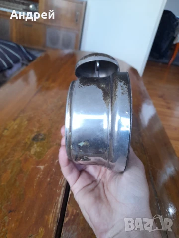 Стар Немски Будилник,часовник, снимка 6 - Антикварни и старинни предмети - 50658306