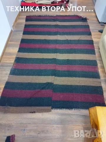 вълнени тъкани одеала / завивки / черги старинни , снимка 4 - Антикварни и старинни предмети - 49772263