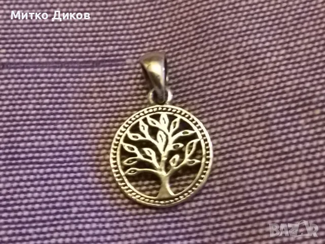 Компас сребърен фи 20мм медальон за верижка за врата отличен , снимка 4 - Колиета, медальони, синджири - 48869770