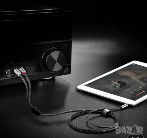 Нов аудио кабел от 3.5мм.към RCA, снимка 2 - Аудиосистеми - 52656366