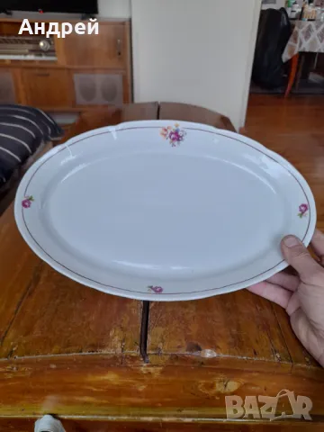 Стара порцеланова чиния,плато #12, снимка 2 - Други ценни предмети - 49317648