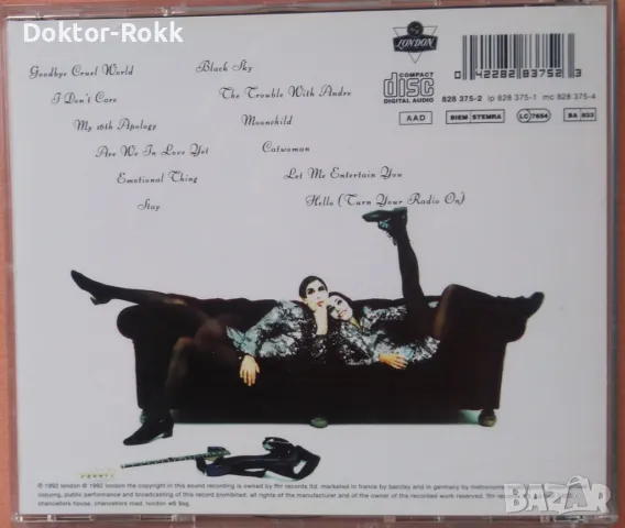 Shakespears Sister – Hormonally Yours (1992, CD), снимка 2 - CD дискове - 47670567