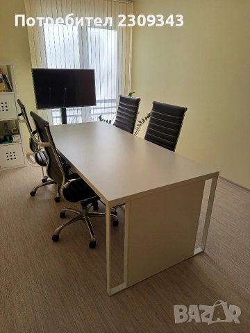 Конферентна маса, бяла , снимка 2 - Маси - 53070921