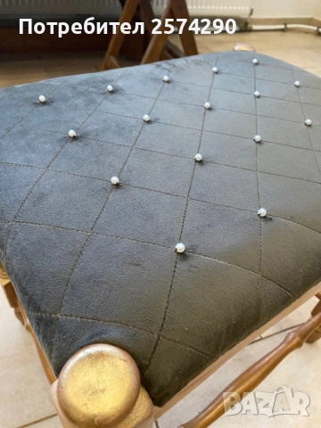 Антична табуретка, снимка 2 - Антикварни и старинни предмети - 52857694