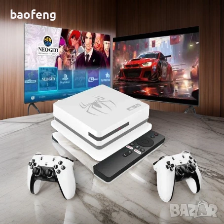 % Нов Gaming TV Box G7 4GB Ram , 128gb Android 16 и 14  40,000 игри 15000 каналаИгрова конзола