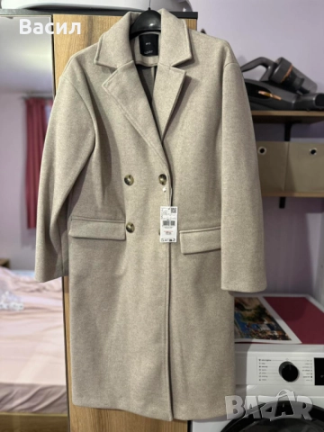 Палто с двуредно закопчаване - НОВО