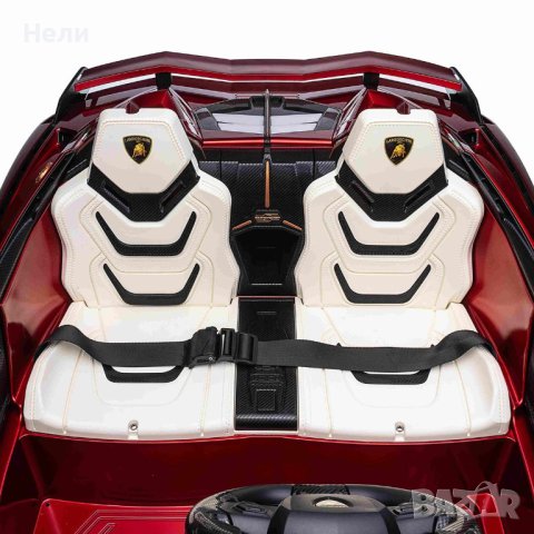 Акумулаторен Двуместна КОЛА Lamborghini SIAN 4X4 24V батерия,MP4, снимка 13 - Детски велосипеди, триколки и коли - 43675230