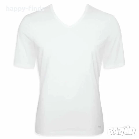 Sloggi Мъжка тениска Go T-Shirt с V-образно деколте Бяла, снимка 1