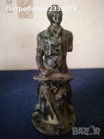 Стари статуетки метало пластики от различни автори, години и материали. , снимка 18 - Статуетки - 52702510