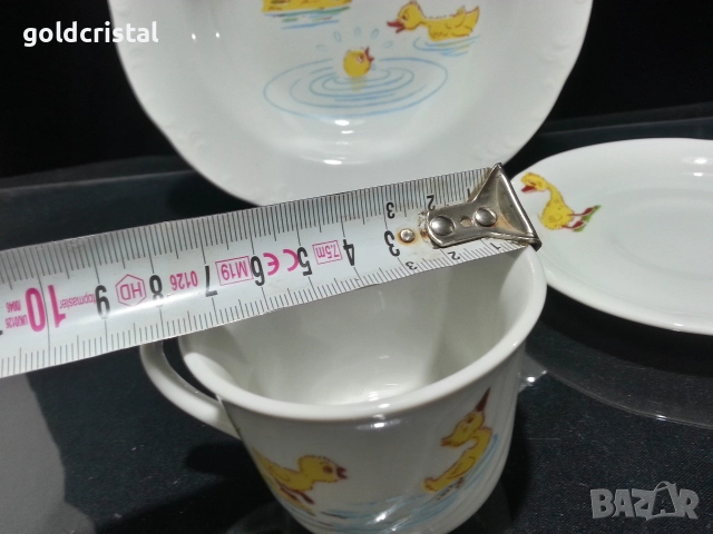 български порцелан детски комплект , снимка 6 - Антикварни и старинни предмети - 52588118