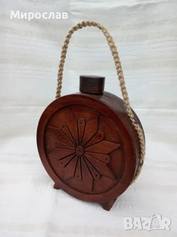 Дървена бъклица със стъклен контейнер 200мл., снимка 9 - Други - 49694492