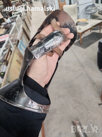 Рицарски доспехи/ризница/броня/шлем, снимка 12 - Антикварни и старинни предмети - 53240841
