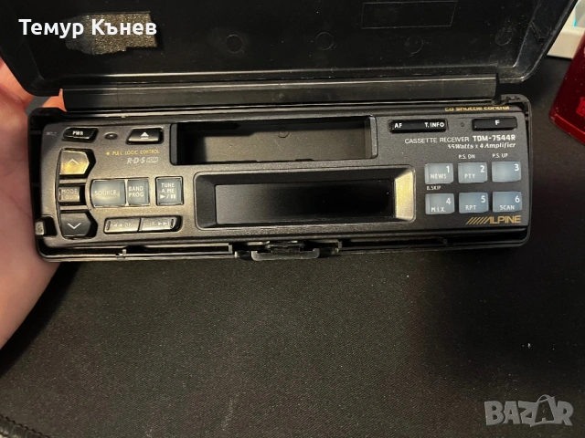 Alpine TDM-7544R + Alpine CHM-S611, снимка 6 - Радиокасетофони, транзистори - 53037033