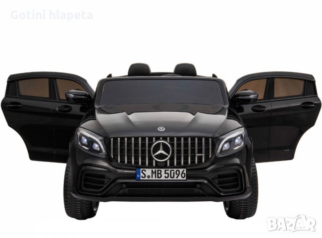 Двуместен акумулаторен джип Mercedes GLC63 (лицензиран), MP4 видео дисплей, 4x4, снимка 8 - Детски велосипеди, триколки и коли - 26947744