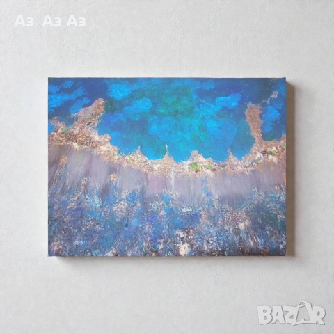 МОРСКО ДЪНО/АВТОРСКА КАРТИНА , снимка 2 - Картини - 52579210