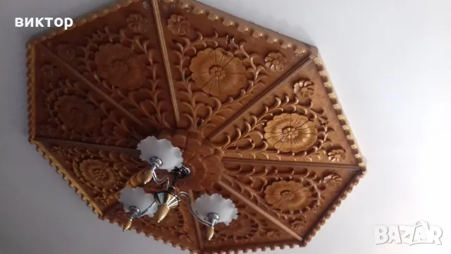 таван дърворезба, снимка 2 - Декорация за дома - 49707844