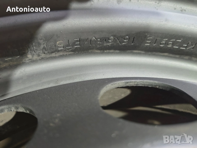 5х112 - 16 цола 5x112 метални джанти Volkswagen golf 6 - 5 x 112, снимка 5 - Гуми и джанти - 52521009