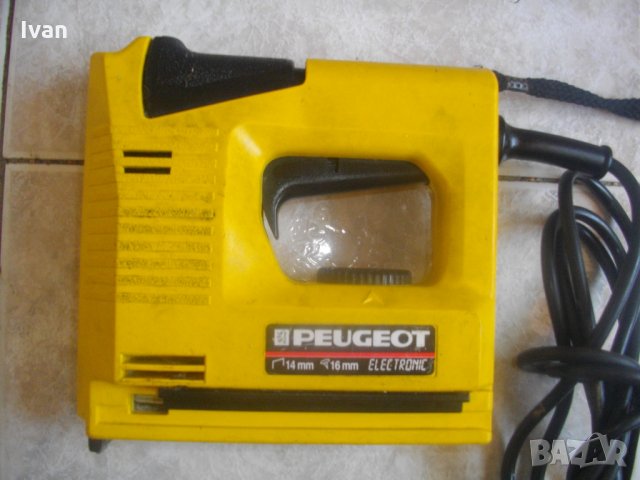 Пежо-Професионален-Електрически Такер-Дърводелски-Отличен-14-16 мм-PEUGEOT ELECTRONIC, снимка 2 - Други инструменти - 33566614