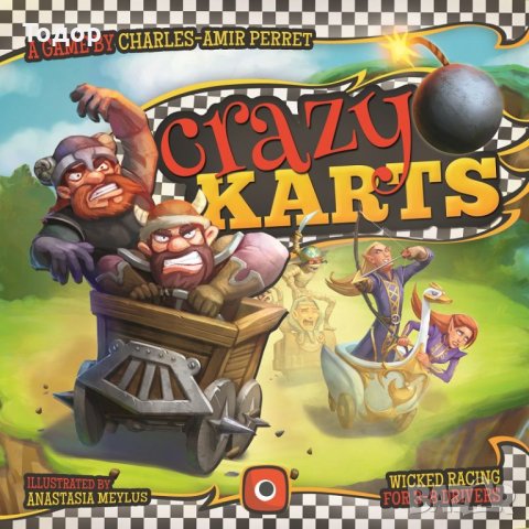 настолна игра Crazy Karts board game, снимка 1 - Настолни игри - 40513227