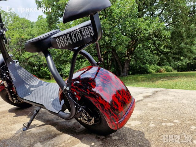 Електрически скутер Харлей - двуместен, снимка 6 - Мотоциклети и мототехника - 40543394
