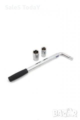 Телескопичен ключ за джанти плюс подарък две вложки 17 /19мм и 21/23мм