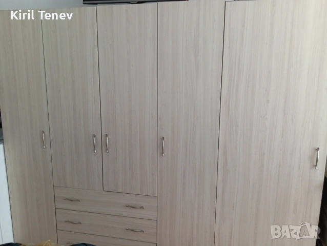 Четирикрилен гардероб Астра венге+модул 