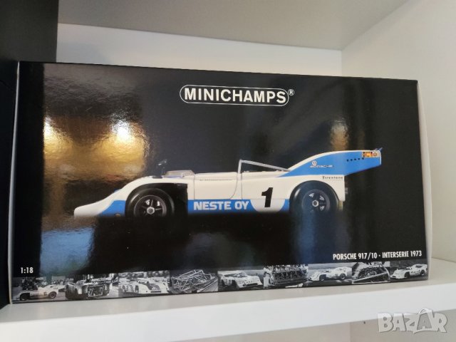 Porsche 917/10 Minichamps 1/18, снимка 4 - Коли, камиони, мотори, писти - 43799966