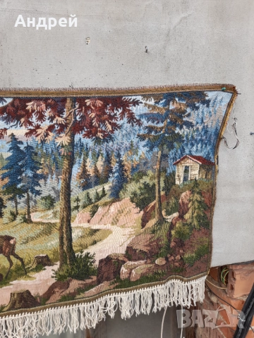 Старинен ковьор,покривка за стена #291, снимка 5 - Антикварни и старинни предмети - 52949446