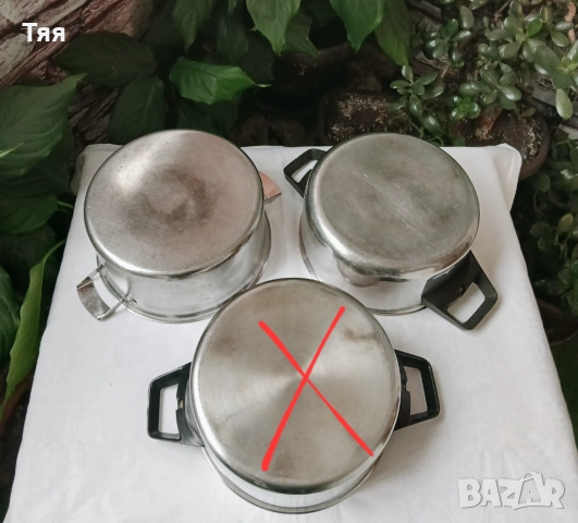 Тенджери алпака 3 л, снимка 3 - Съдове за готвене - 52136957
