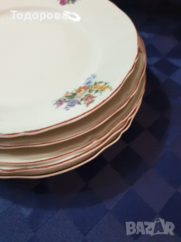 Порцеланови чинии - Китка Нови пазар - 5 броя , снимка 5 - Сервизи - 47608490