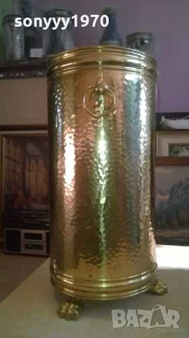 поставка за чадъри 42х23см-мед/месинг-внос швеицария, снимка 18 - Колекции - 27490237