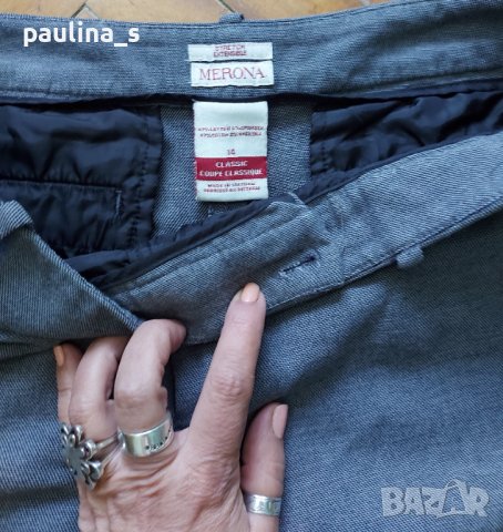 Дизайнерски панталон "Merona" / хипоалергична материя, голям размер , снимка 3 - Панталони - 36838993