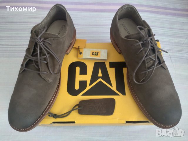 Обувки естествена кожа Caterpillar Miller suede leather, снимка 1 - Официални обувки - 43743919