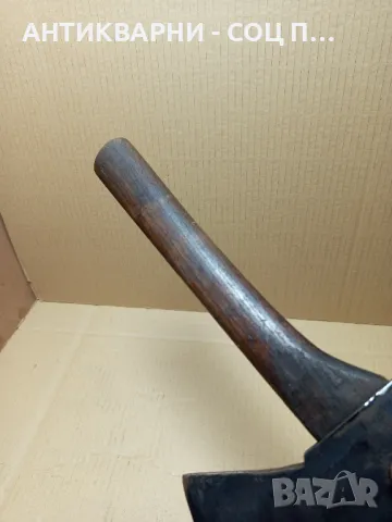 Стара Брадва Топор С Дръжка., снимка 9 - Антикварни и старинни предмети - 49509410