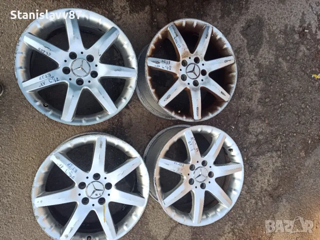 5х112 Оригинална джанта 17 Мерцедес спорт пакет Mercedes sport , снимка 2 - Гуми и джанти - 48845997