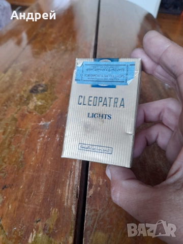 Кутия от цигари Cleopatra, снимка 4 - Колекции - 52940479
