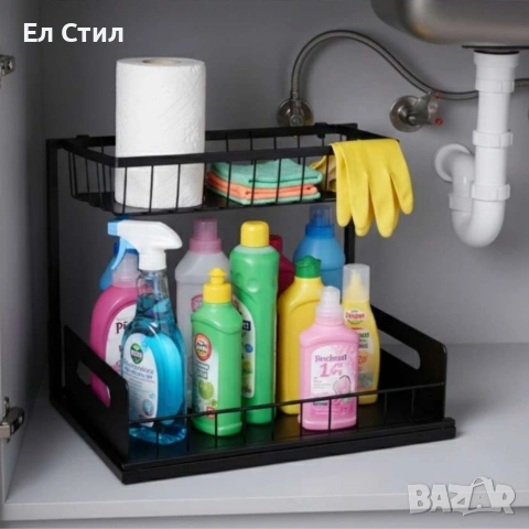 Органайзер за баня и кухня Cheffinger – идеално решение за ред и пространство, снимка 6 - Други стоки за дома - 53309538