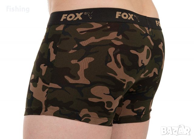 Боксерки Fox Camo Boxers - 3 чифта, снимка 2 - Екипировка - 33359374