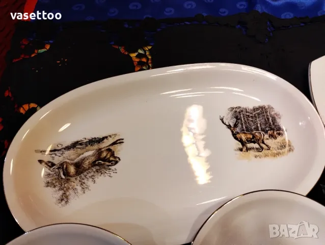 Сервизи с ловни мотиви, снимка 3 - Сервизи - 48169117