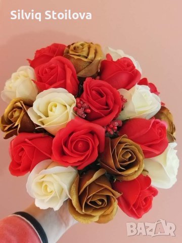 Луксозна кутия със сапунени рози, снимка 13 - Подаръци за жени - 38515639