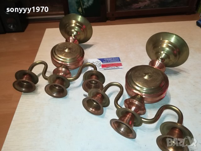 ДВА СВЕЩНИКА ОТ ФРАНЦИЯ 0801240852, снимка 18 - Антикварни и старинни предмети - 43706925