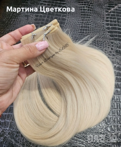 100 % Естествена славянска коса + ПОДАРЪК 