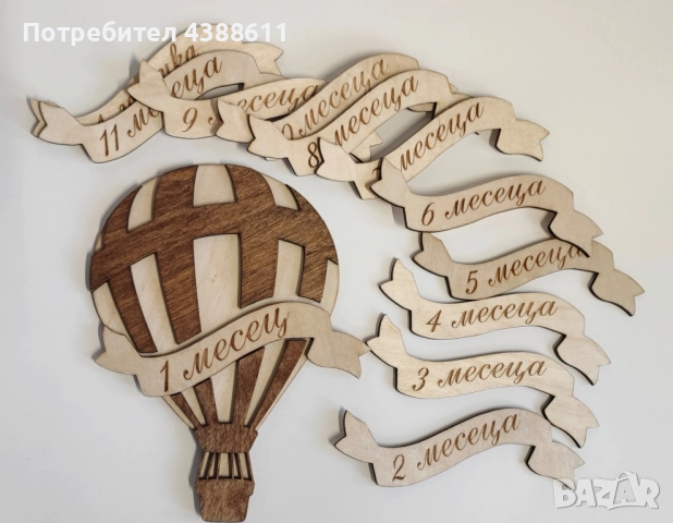 Бебешки месечинки - Балон, снимка 2 - Декорация за дома - 51580950