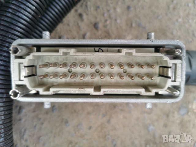 Индустриален кабел с конектори / букса 24 пина, снимка 5 - Други машини и части - 39801081