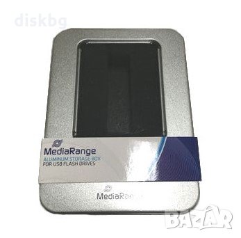 Нова кутия за USB флаш памет - метална с прозорец