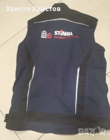 Мъжки работен елек LEIB WACHTER Размер L, снимка 4 - Якета - 53340052