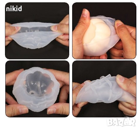 3D Голяма тиква фенер Хелоуин Halloween силиконов молд форма фондан шоколад гипс смола свещ сапун , снимка 3 - Форми - 38160154