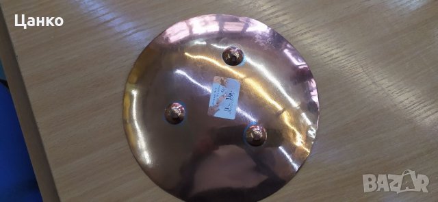 медна чиния, гравирана, снимка 2 - Декорация за дома - 35291797