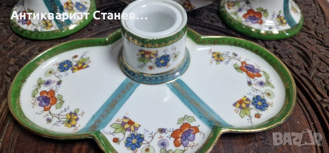 Антикварна порцеланова мастилница, снимка 4 - Антикварни и старинни предмети - 53459580
